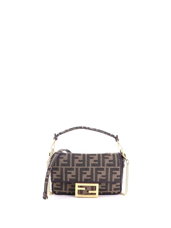 Fendi Handbags - Fendi Baguette Nm Bag Zucca Canvas Mini #281289F23B